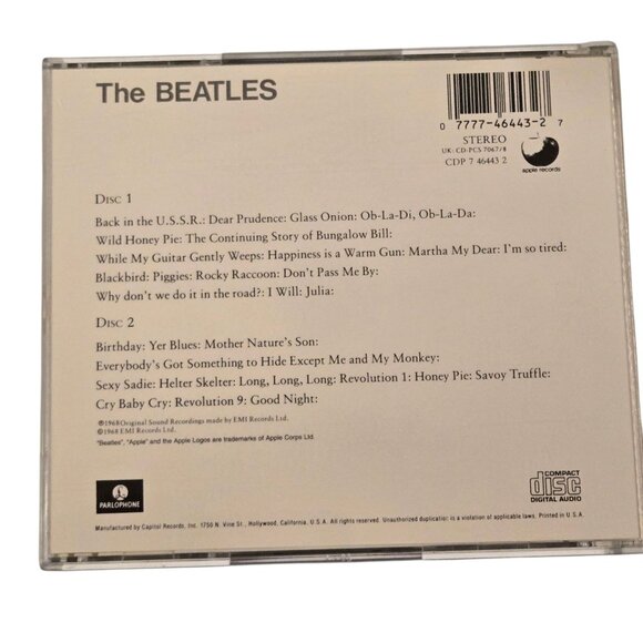 The Beatles White Album 2 CD Set Remastered Stereo - Picture 2 of 6